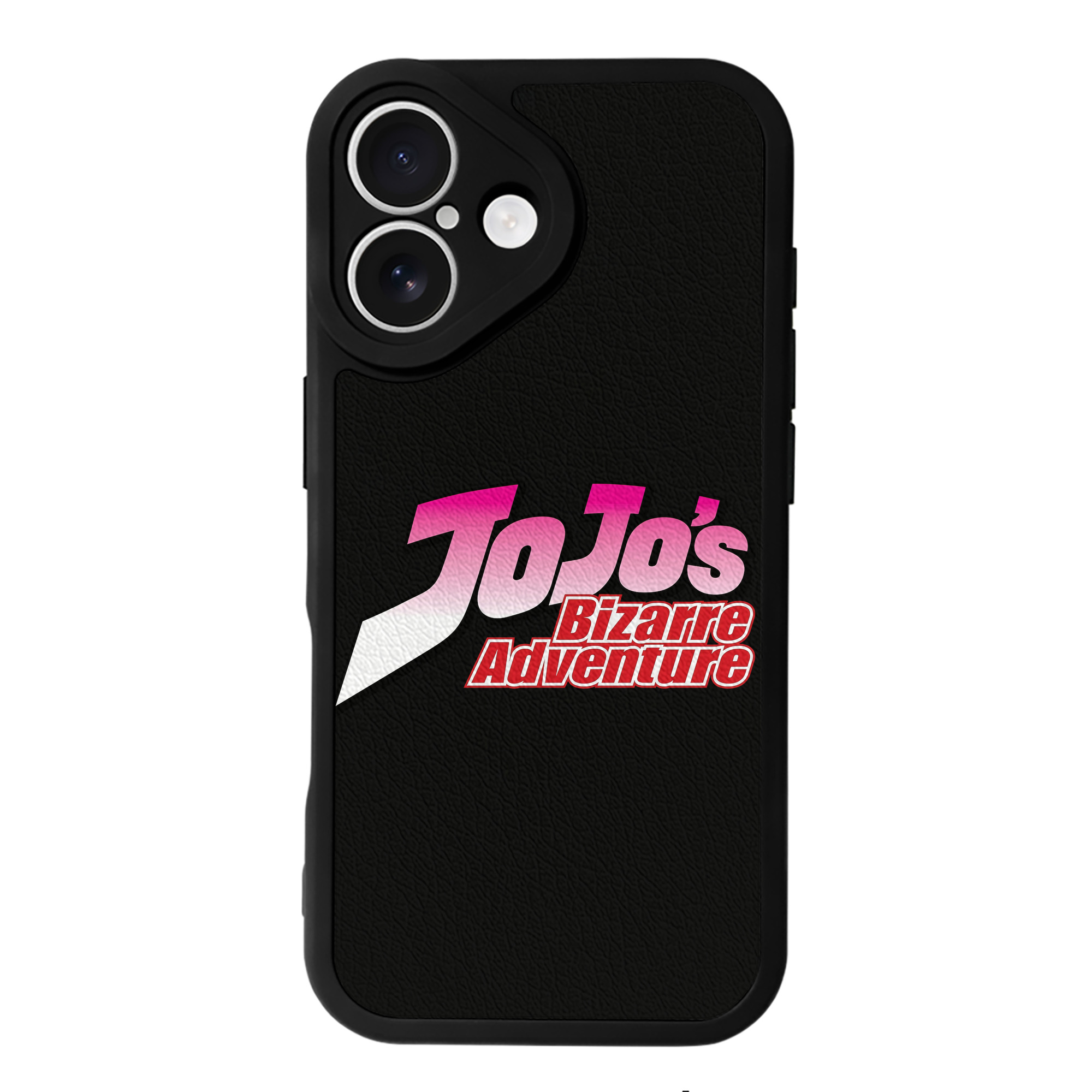 （画像用） ジョジョの奇妙な冒険 JoJo's Bizarre Adventure 【iPhone 16シリーズ対応】シリコンスマホケース（レザー調） 材質：シリコン